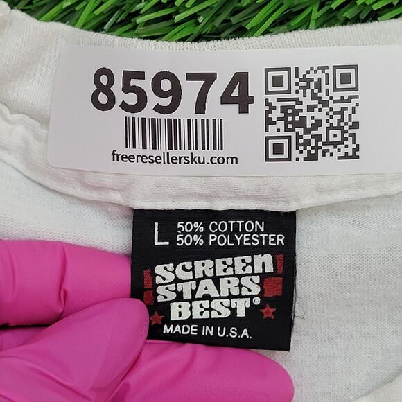 Vintage 1992 WCSS Basketball Camp Shirt Medium 19x25 White - Picture 7 of 15